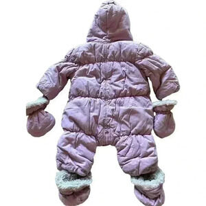 Purple Taille O Baby Girl Snowsuit Bunting 3 months
